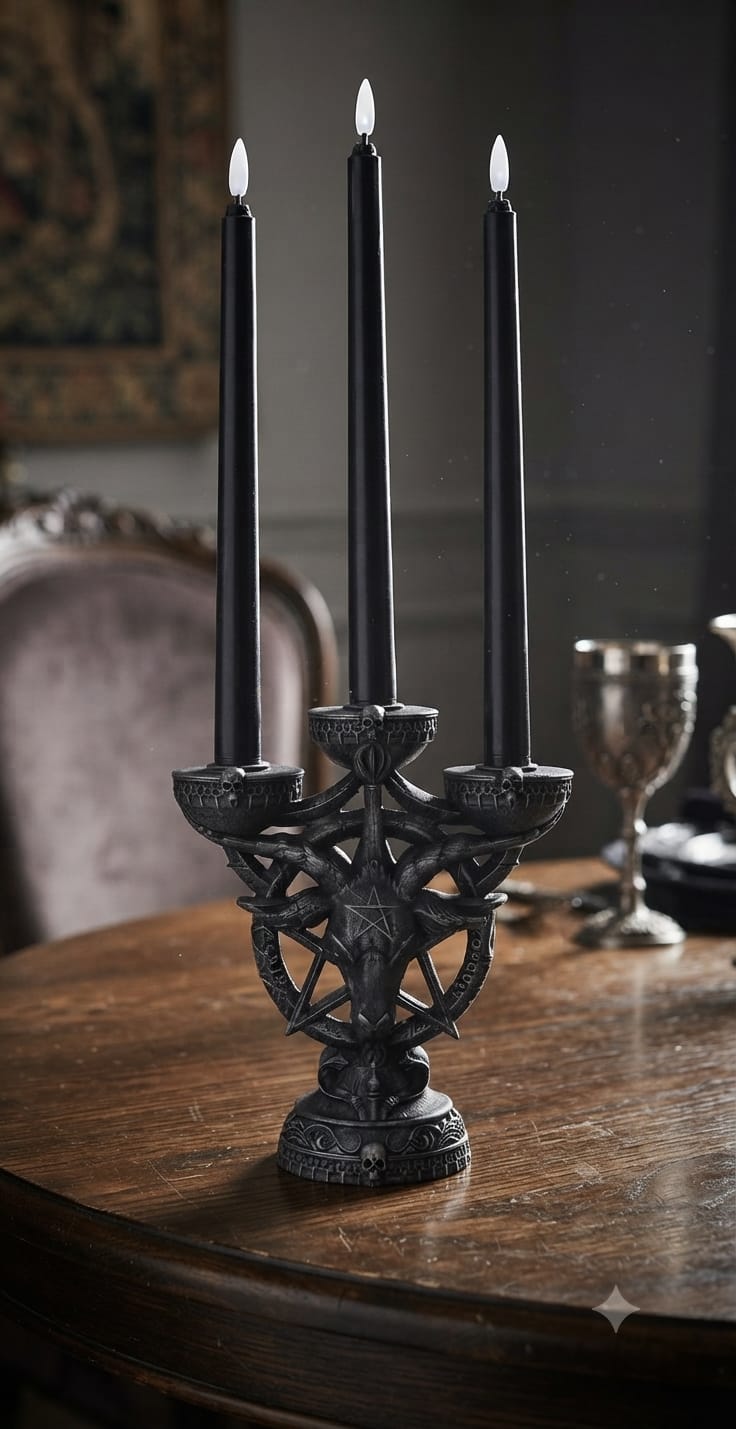 Baphomet Radiance Candleabra
