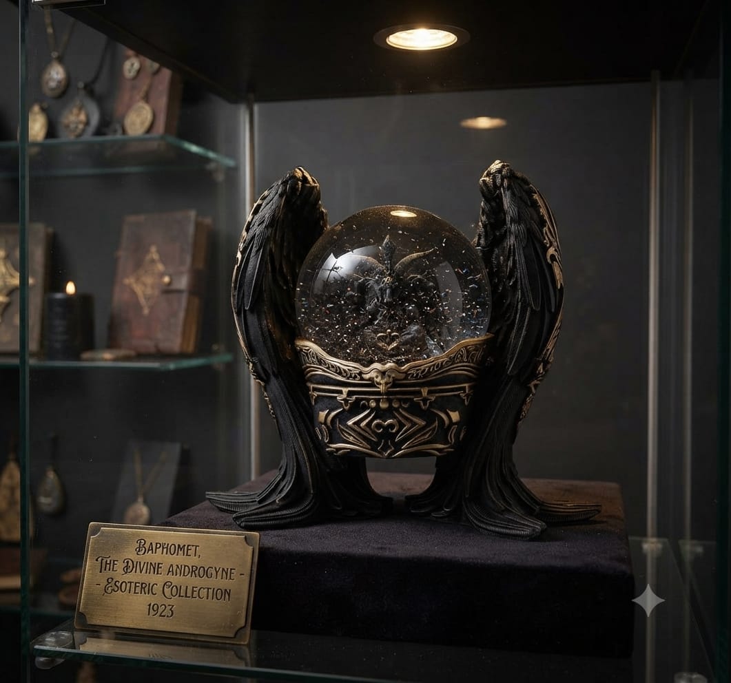 Baphomet Antiquity Snow Globe