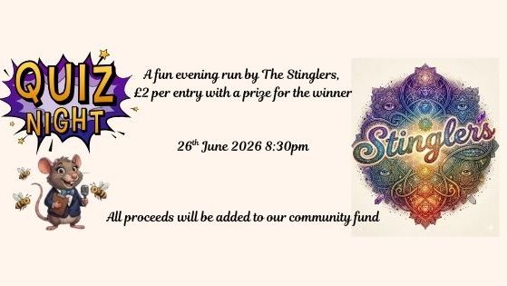 The Stinglers 'July' Quiz night