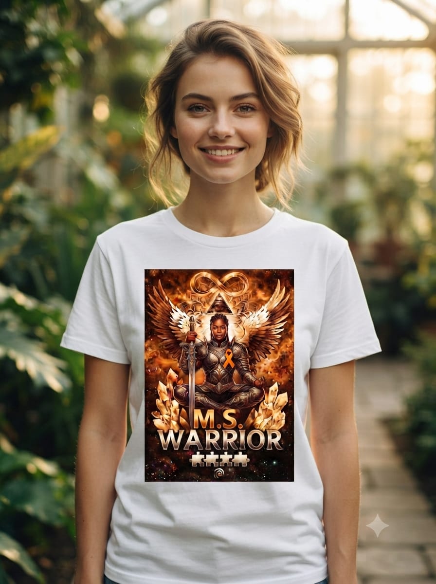 MS warrior t-shirt
